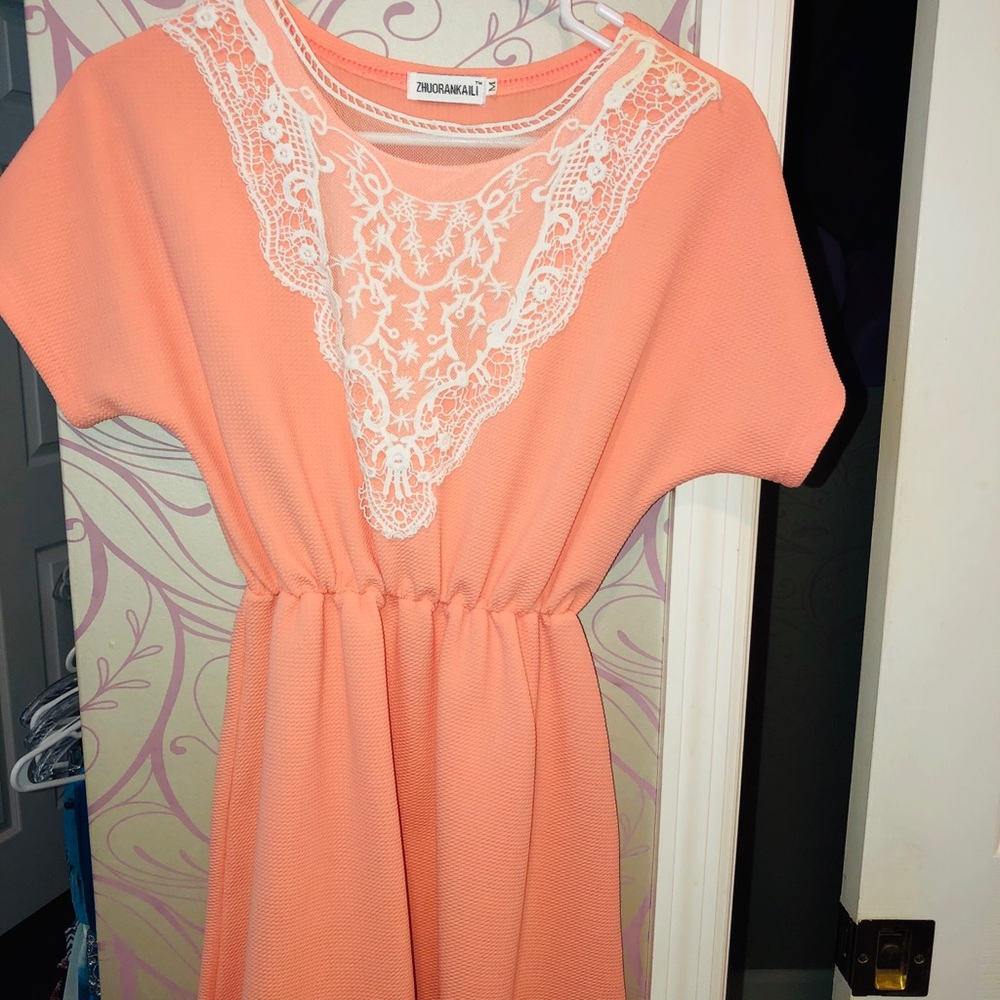 Coral Pink Dress